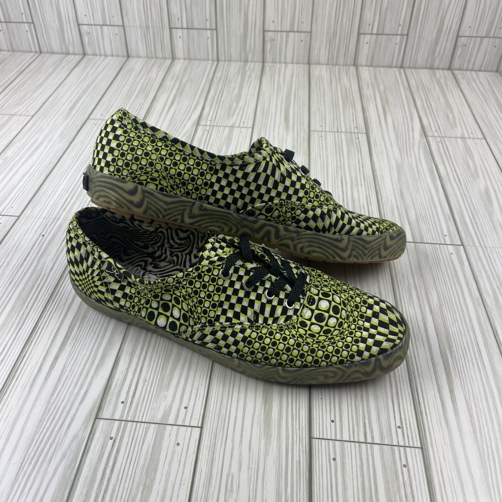 Keds X Maisie Wilen Champion Checkers Neon‎ Trx Sneaker Size 8